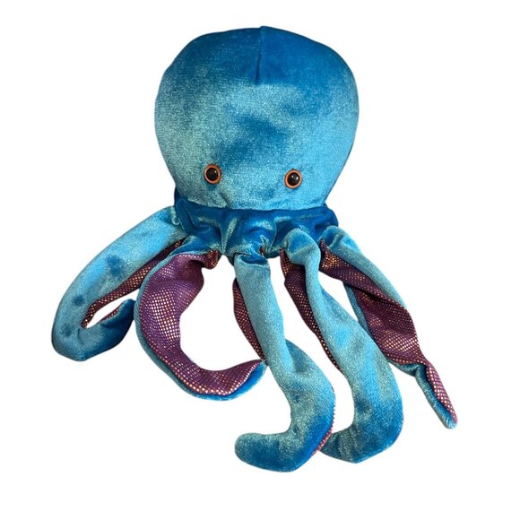 DREAM Plush Octopus Hand Puppet 5 Shimmery Tentacles for the Hand Very Cute - Picture 2 of 10